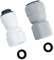 Qrity Raccordi a Innesto Rapido da 1/4 a 3/8 per Filtri Dell'acqua, Adattatore per Rubinetto per Purificatore D'acqua
