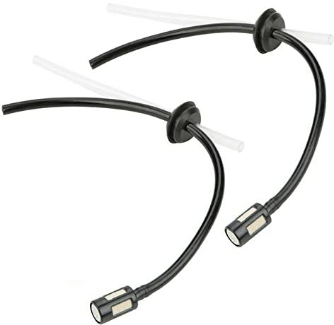 Moupaa 2 Pcs Petrol Strimmer Fuel Hose Pipe with Tank Filter Assembly & Grommet