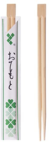 wisefood Holz Essstäbchen einzeln - 50 Stück einzeln verpackte Chopsticks 20cm - Biologisch abbaubares asiatisches Einwegbesteck - Holz Stäbchen