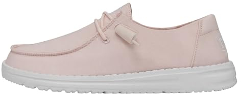 Hey Dude Damen Wendy Slub Canvas Moc Toe Shoes, Pink, 40 EU
