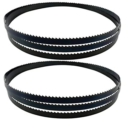 LYXDWRC 2 pièces 2490x20x0.62mm Lame de scie à Ruban 4 TPI Lames de scie à Ruban for la Coupe du Bois Outils de Travail du Bois Accessoires