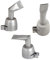 3pcs Heat Gun Nozzles, 3 Style 20mm 90 Degree/120 Degree/Flat Hot Air Gun Welding Nozzles for PP PVC Plastic Sheet Soldering Accessories