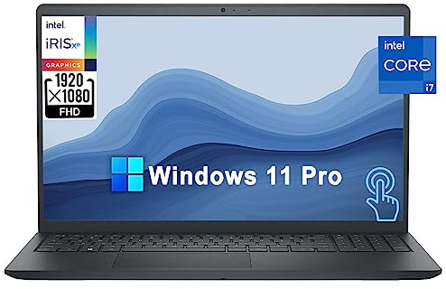 Dell Ordinateur portable Inspiron 15 3000 3530 [Windows 11 Pro], écran tactile FHD de 15,6, Intel 10-Core i7-1355U, 64 Go de RAM, SSD PCIe de 2 To, carte graphique Iris Xe, clavier numérique, Wi-Fi
