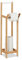 Relaxdays Toilettenpapierhalter stehend, Bambus, ohne Bohren, Ersatzrollenhalter Toilettenpapier, 72x17,5x24 cm, Natur