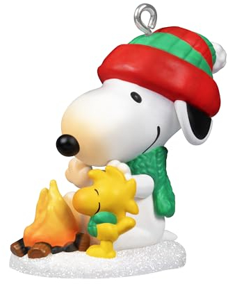 Hallmark Keepsake 2,6 cm Mini-Weihnachtsdekoration 2024, Erdnüsse Winterspaß mit Snoopy, Geschenke für Erdnuss-Fans