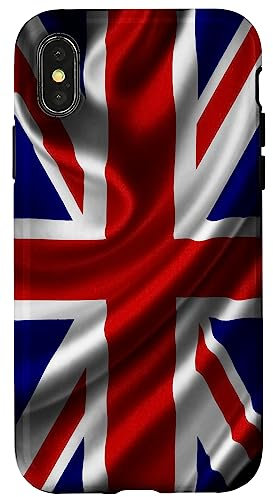 Union Jack UK Flag Vintage Distressed Phone Cover Gift Case for iPhone X/XS