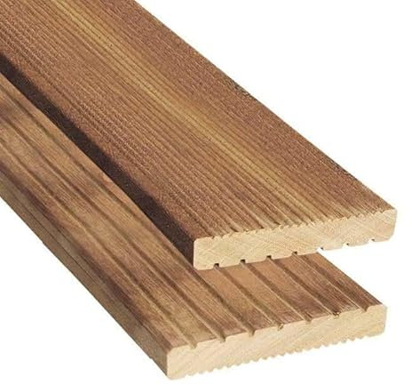 Gartenwelt Riegelsberger Premium Terrassendiele Bangkirai 25x145 mm Länge 130 cm Kombiprofil Hartholz Dielen Terrasse