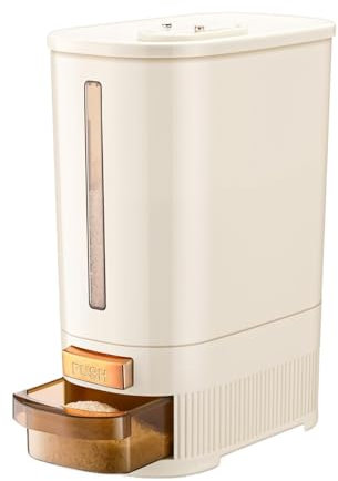NMGHUTE Dispensador De Cereales Dispensador De Arroz De 22 L, Recipiente Grande Sellado para Arroz con Dispensador De Taza, Dispensador De Granos, Contenedor para Almacenar Arroz Despensa De Cocina