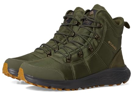 Columbia Men's Fairbanks Cityscape Omni-Heat Hiking Boot, Nori/Khaki Ii, 11.5 Wide