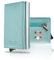1ONESPO MAGNETIC Porta Carte di Credito Donna VERA PELLE - Portafoglio donna piccolo con Portamonete e Contanti -Porta tessere e documenti - Portacarte protezione RFID, SAFFIANO Acqua Marina