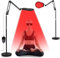 Hottoerak Rotlichtlampe Stehlampe, 940nm & 850nm & 660nm Infrarotlampe, 150 LEDs Rotlicht mit 5 Helligkeitsstufen und 10/20/30Minuten Timer, Höhenverstellbar, Rotlichtlampe für Linderung
