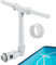 Fuente de piscina, función de pulverización ajustable, decoración de rociadores de jardín, ajuste de retorno fácil de fijar, aireador de agua de refrigeración, cascada de 2 niveles, ideal para