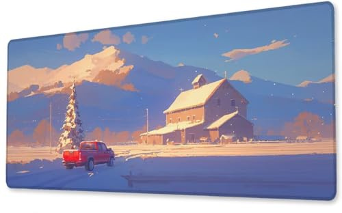 Tapis de Souris XXL 700x300x3 mm Cabine De Voiture Tapis Souris Gamer Haute Précision et Vitesse Mouse Pad avec Bords Cousus et Base en Caoutchouc Antidérapante pour Gaming Accessoire Cadeaux zj-497