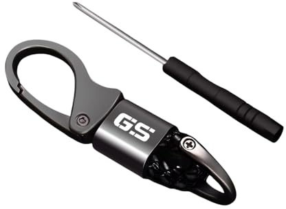 Llavero De Metal Motocicleta para BMW R1300GS R1200GS R1250GS R 1300 1250 GS F 800 750 650 GS Llavero De Cuerda Trenzada Moto Accesorios,Black-A