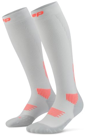 CEP CORE 5.0 TALL – Kompressionsstrümpfe Damen für lange Läufe – Kompressionssocken mit Air-Channels & verstärkten Zonen – laufsocken kompression damen für Regeneration & stabilen Halt