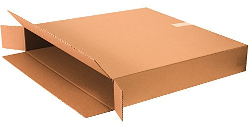 Ship Now Supply SN38826FPFOLMS Flat Panel TV Moving Boxes, 26 Height, 38 Length, 8 Width, Kraft (Pack of 5)