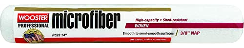 Wooster Microfiber 3/8 Nap Semi Smooth Paint Roller Sleeve - 14 Inch