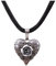Moschen-Bayern Trachtenschmuck/Dirndlschmuck/Damen - Trachtenkette/Dirndlkette Trachtenherz/Herzkette - Schwarz