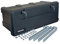 Blackit VH401 Boîte à outils pour remorque 50 l avec kit de montage en acier inoxydable 750 x 300 x 355 mm