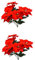 2 Stück Faux künstliche rote Weihnachtsstern Weihnachtsbaum Weihnachten Blumenstrauß Herzstück Ornament für Büro Weihnachtsschmuck