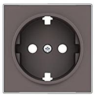 Tapa enchufe schuko Serie Sky de Niessen - Taupé