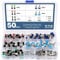 Faankiton 50STÜCKE Mini Taster Kippschalter, 125V 6A 250V 2A 120V 5A 3-polig 2 Positionen Mini Kippschalter und EIN AUS 2 Positionen SPST 2 poliger Schnapp Wippschalter 16A/250V 20A/125V AC