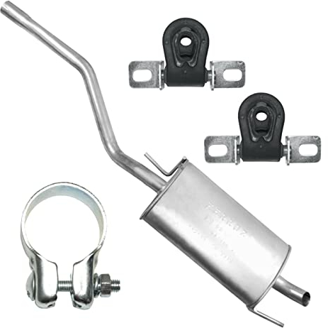 Ferroz Endschalldämpfer Auspuff Endtopf für 1.4i 1.6i 1.9 D VW Caddy 2 II 2, Seat Inca