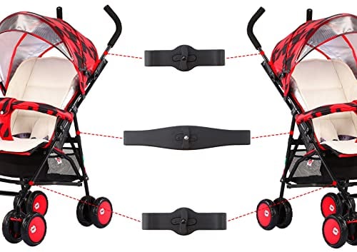 Connecteurs doubles pour poussettes, 3pcs Baby Stroller Connectors Dual Stroller Pushchair Connectors Compatible With YOYO/Yoga/Kidd Strollers Accessories
