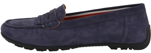 Geox Femme D Cosmopolis + Grip Moccasin, Navy, 39 EU