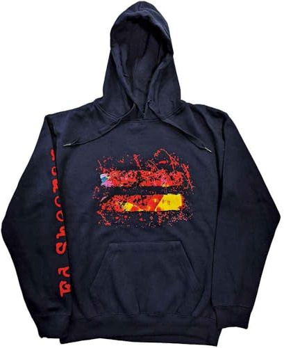Ed Sheeran Hoodie Equals Logo Official Unisex Navy Blue Pullover XL