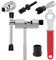 Glarks Kit di 6 Attrezzi per la Riparazione della Bicicletta, tra Cui estrattore pedivella, Dispositivo di rimozione del Movimento Centrale, Chiave da 16 mm, Strumento per la rimozione del pignone