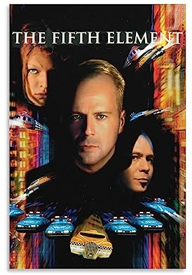 BAOCE Filmposter The Fifth Element (14), Leinwand, Wandkunst, Poster, dekorativ, modern, Heimdruck, Kunstwerk, Poster, 30 x 45 cm