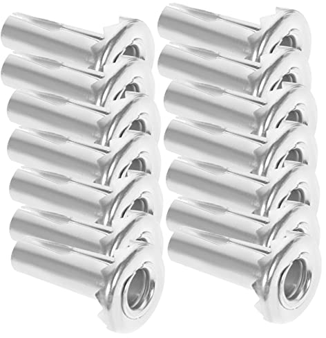 Bürostuhl-Lenkrollen, 30 Stück, Metall-Lenkstangenabdeckung, Holz-Möbel-Radrollen, Lenkrollen, Tischbeine mit Rollen, Möbelsockel-Hardware, Lenkrollen-Hülse, Eisen, Silber-Stammrolle, Metall