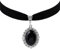 Moguri® Gothic Vintage viktorianische Choker Halskette, Choker Halskette, schwarzer Samt, Gothic Vintage Schmuck Geschenk für Mädchen, Mutter, Freunde