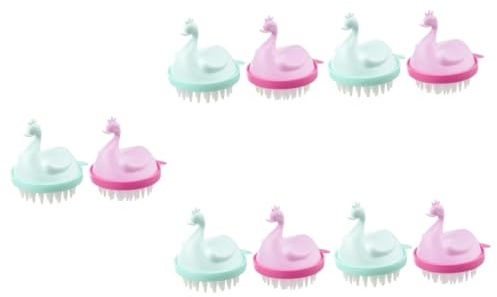 GLEAVI 10 Stk Massage-Shampoo-Kamm Kopfhautwäscher für schuppen Shampoo-Bürste für Haarkopfhaut-Massagegerät Shampoo-Bürste für die Kopfhaut Haarwaschbürste Pflege