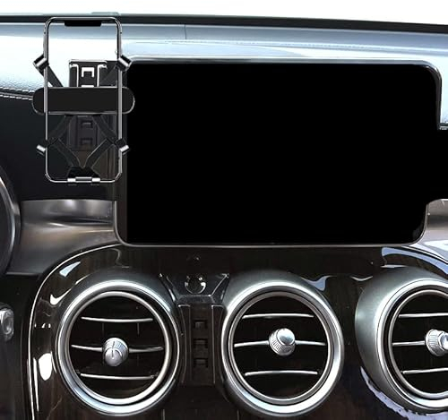GXQKHFA Mobile Phone Holder Compatible with 2015-2018 Mercedes C Class W205 GLC Accessories for 7-Inch Navigation Screen (for 2015-2018 C W205/GLC 7 in)