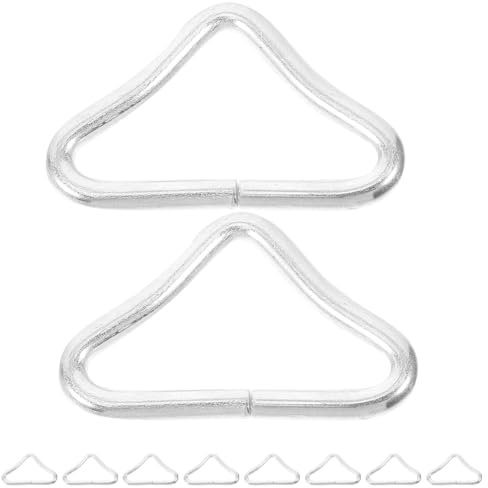 Supvox 10 Stück Dreieck Ring Schnalle Aus Edelstahl Für Trampolin Ersatzteile V-Ringe Trampolinnetz Befestigung Zubehör