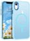 YINLAI for iPhone XR Magnetic Case [Compatible with Magsafe] Skin Feeling Slim Frosted Translucent Shockproof Phone Case for Women Girls Phone Case for iPhone XR 6.1, Blue