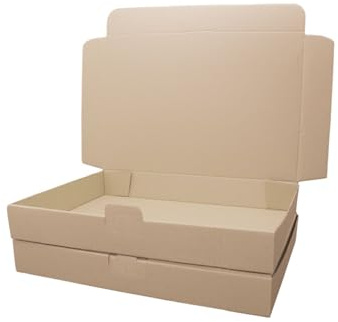 dimapax MB4 - Maxibriefkarton 260 x 180 x 50 mm | Braun | 50 Stück Warensendung | Briefkarton | Karton | Kartonage | Versandkarton