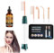 Hair Growth Wand, Hair Growth Comb Bundle, High Frequency Wand for Hair Growth, Hair Comb Hair Rejuvenator Brush with Hair Revival Serum, Hair Growth Wand with 4 Different Glass Tubes (Green)