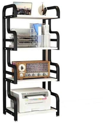 DTACBNEUZ Druckerhalter Mehrschichtiger Aufbewahrungsständer for Drucker, Bodenständer, Büro-Kopierer-Aufbewahrungsregal, große Kapazität Druckeraufbewahrungstisch