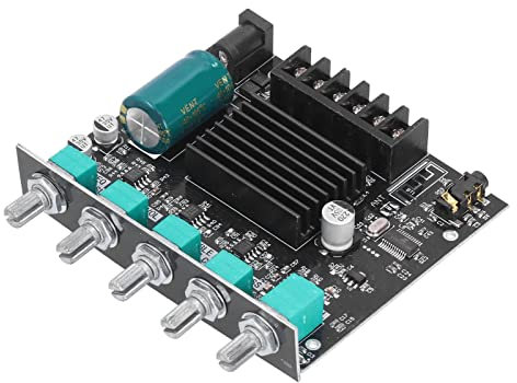 ZK -MT21 -Mplifier 2.1 Channel Performance Amplifier Module with Base, Heights and Subwoofer Frequency Control