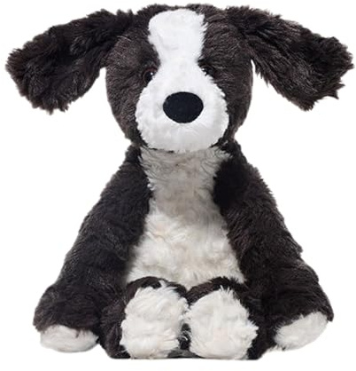Generisch Stofftier Border Collie – 24 cm Plüschtier mit PP Baumwollfüllung | Weiches Kuscheltier für Kinder und Erwachsene | Realistisches Hund Spielzeug als Geschenk oder