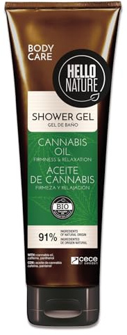 P-Beauty Naturkosmetik Duschgel mit BIO Hanfsamenöl - Veganes Shower Gel für Damen & Herren - Duschbad für trockene & sensible Haut feuchtigkeitsspendend, regenerierend (1x250ml)