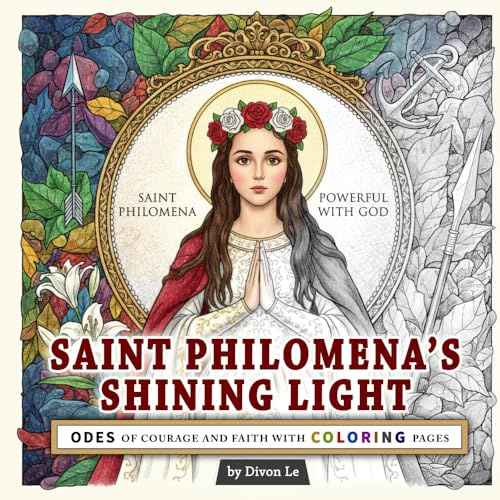 Saint Philomena's Shining Light: Odes of Courage and Faith with Coloring Pages