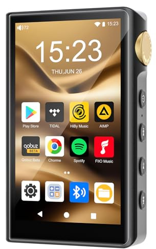 96GB HiFi MP3 Player – P30 High Res Audio DAP with Bluetooth5.0, Lossless Music Player, DSD DAC Support, Portable Digital Audio Player with 64GB Memory Card, Support Up to 512GB
