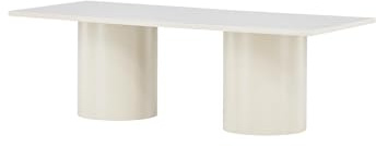 FURNLUX Couchtisch, Beige, 120x50x38 cm, 15 kg, MDF-Material, Sandvika Kollektion, Montage erforderlich, Rechteckig, Mit Montageanleitung