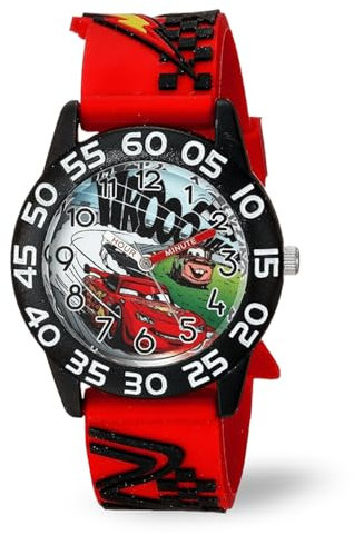 Disney Jungen analog Uhr mit Plastik Armband WDS000024