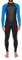 O'Neill Wetsuits Reactor II-Traje de Neopreno con Cremallera Trasera (3/2 mm), Hombres, Negro/Océano, S