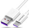 NEW'C Lot de 2 Câble USB Type C à USB 3.0 5A, Câble USB C pour Samsung Galaxy S23 S22 S21 S20 S8 S9 S10 A20 A12 A13 A21 A40 M31, Redmi Note 10, OnePlus, Chargeur Cable USB C Rapide 1M